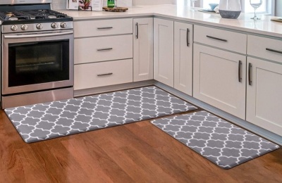 Set of 2 KMAT Kitchen Cushioned Anti-Fatigue Kitchen Mats