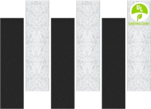 6pk BUBOS Art Acoustic Panels, 48“x12”