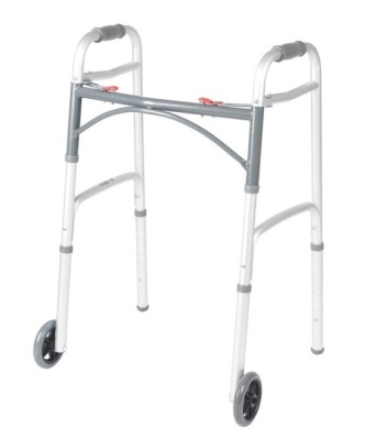 Drive Medical PreserveTech Deluxe Two Button Folding Walker