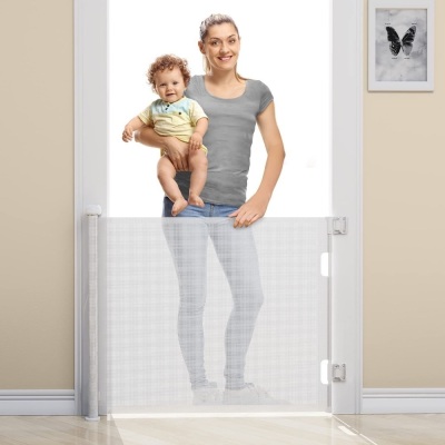 BabyBond Retractable Baby Gate, 33"x55"