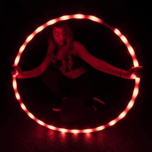 GlowCity Light-Up LED Hoola Hoop, 36"