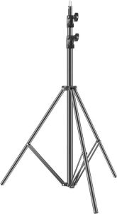 EMART Heavy Duty Light Stand 6.5ft, Spring Cushioned, Aluminum Alloy Construction