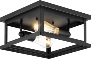 Drosbey 2-Light Flush Mount Ceiling Light Fixture