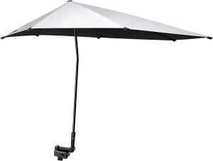 G4Free UPF 50+ Adjustable Beach Umbrella XL with Universal Clamp 