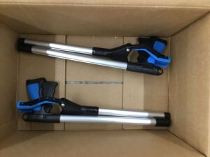 Lot of (2) Reacher Grabber Tools 