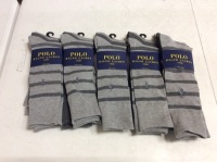 Lot of (5) Polo Ralph Lauren Socks, 3 Pair - New