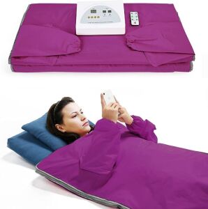 Surnuo Sauna Blanket with Sleeves, Remote Control