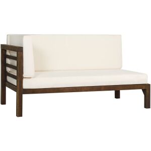 Acacia Wood Patio Sofa Bench