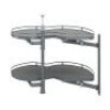 WHIFEA Blind Corner Pull Out Cabinet Organizer