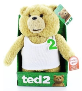 Ted 2 - Ted In Undershirt Rated R 11" Talking Plush