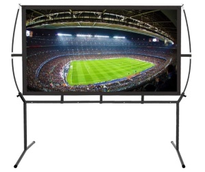 Projector Screen with Stand, 120 inch Outdoor Movie Screen, New in Box