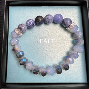 AVON Beaded Bracelet "I Wish You Peace"