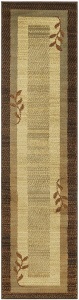 Home Dynamix Royalty Clover Modern Runner Rug, Brown Multi, 1'9" x 7'2" - Appears New  