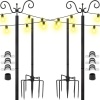 Outdoor String Light Poles