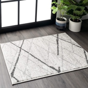 nuLOOM Thigpen Contemporary Accent Rug, 2' x 3', Grey - Appears New with Cosmetic Damage 