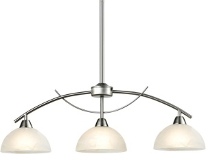 DAYCENT 3 Light Modern Frosted Glass Pendant Light