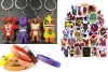 Five Nights of Freddy's Bundle - Plush Toy, Bracelets, Keychain Charm Figures & Stickers Party Favors