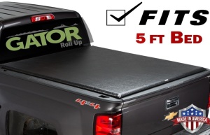 Gator ETX Roll-Up 5' Tonneau Bed Cover firs 2015-19 Chevy Colorado Canyon - Appears New 