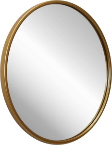 Gold Circle Wall Mirror 16 Inch