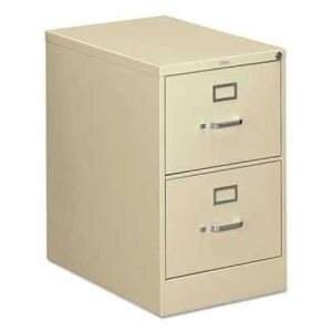 HON 310 Series Two-Drawer, Full-Suspension File, Legal, 26.5" Depth, w/Lock