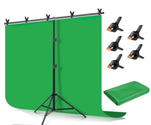 Green Screen Backdrop with Stand kit