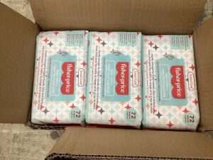 Case of Fisher Price Baby Wipes 