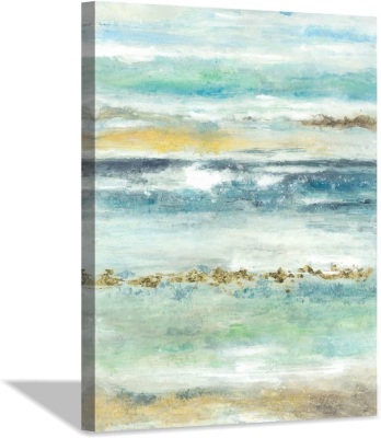 Abstract Seascape Canvas Textured Wall Art, 30” x 40''