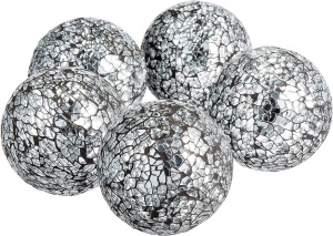 5pc Decorative Sphere Balls, 3 inches Each