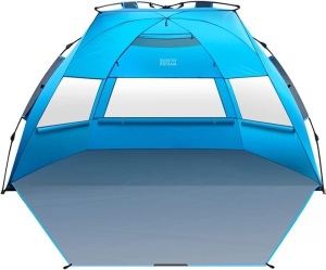 OutdoorMaster Pop Up Beach Tent for 4