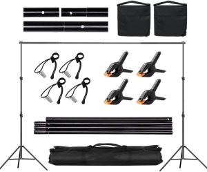 6.5x10ft Adjustable Photo Backdrop Stand