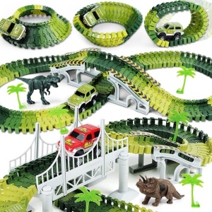 Dinosaur Paradise Create A Dino Track with Flexible Track