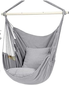 Y- STOP Hammock Chair, Max 500 Lbs, Grey