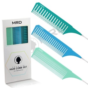 Professional Weaving Styling Rat Tail Comb Set