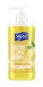 Case of 4 Suave Hand Soaps, Sunshine & Lemon, 13.5 fl oz