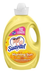 Case of 3 Suavitel Liquid Fabric Softener, Morning Sun, 120 oz