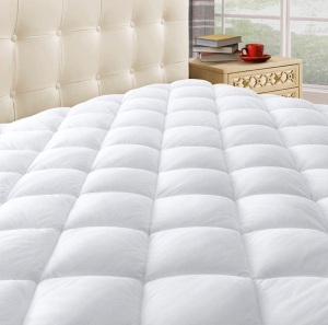 Taupiri King Quilted Mattress Pad Cover with Deep Pockets