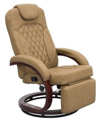 Thomas Payne Euro Recliner Swivel Chair with Footrest for RV - Appears New 