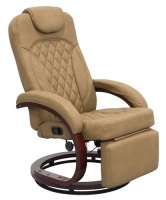 Thomas Payne Euro Recliner Swivel Chair with Footrest for RV - Appears New&nbsp;