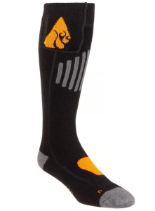 ActionHeat Rechargeable Battery-Heated Wool Socks - Black, Size L/XL, E-Commerce Return, Untested