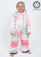 Therm Snowrider Snowsuit,&nbsp;Rainbow Tie Dye, Waterproof/ Windproof, 2T