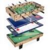 4-in-1 Multi Game Table Set w/ Air Hockey, Table Tennis, Billiards, Foosball&nbsp;
