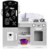Kids Pretend Play Kitchen Cook Toy Set w/ Chalkboard, Sounds, Accessories&nbsp;