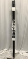 2 pk Black Curtain Rods, 72-144"