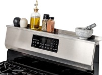 30" Length Stainless Steel Finish Magnetic Shelf for Kitchen Stove