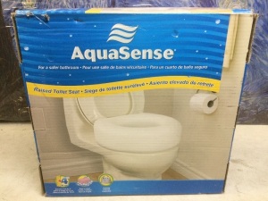 Aqua Sense Economy Raised Toilet Seat - Appears New