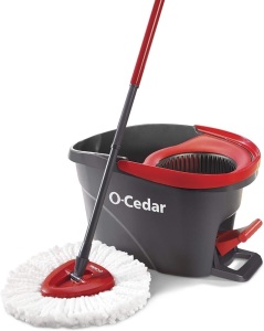 O-Cedar EasyWring Microfiber Spin Mop, Bucket Floor Cleaning System - Appears New  