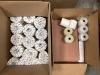 Box of File Folders, Receipt Paper & Bathroom Tissue