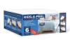 Delta Children Kids-A-Peel Disposable Fitted Sheets, 6 Pack, Waterproof, Twin Size