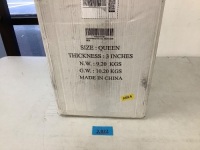 Memory Foam Mattress Topper Queen 