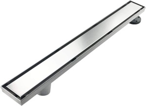 Neodrain 24-Inch Offset Linear Shower Drain with Tile Insert Grate Cover